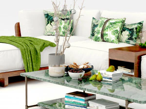 Vintage Sofa VS3 3D Model