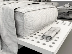 Vintage Sofa VS3 3D Model