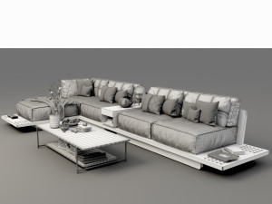 Vintage Sofa VS3 Modelo 3D