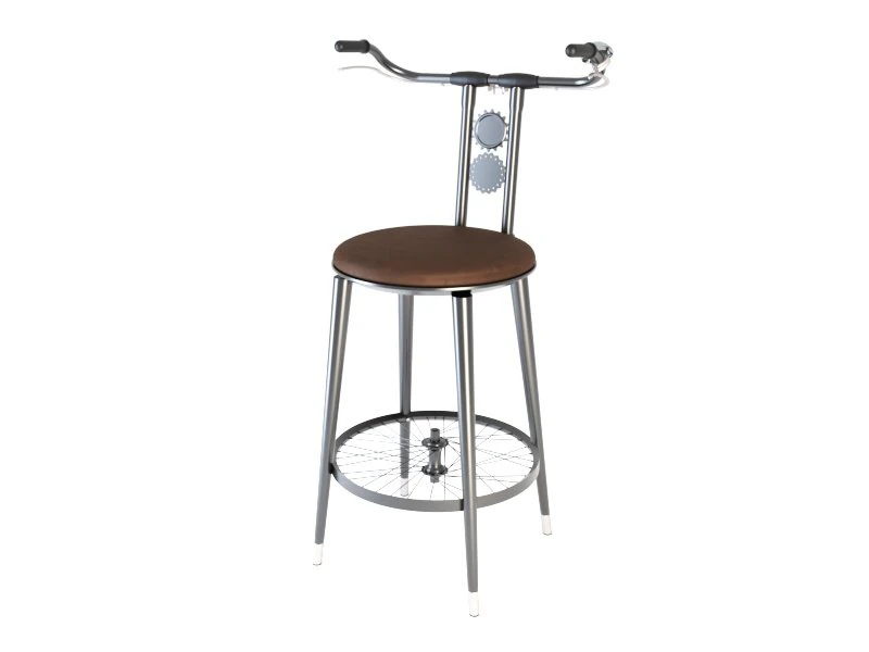 Bar Stool Legend BS3 3D Model .c4d .max .obj .3ds .fbx .stl .blend 