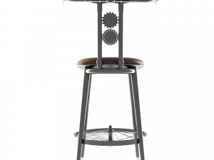 Bar Stool Legend BS3 Modello 3D