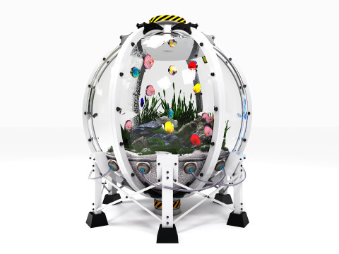 Science-Fiction-Aquarium AQ1 3D Modell
