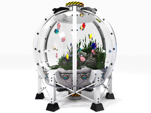 Sci Fi Aquarium AQ1 3D Model