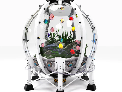Sci Fi Aquarium AQ1 3D Model