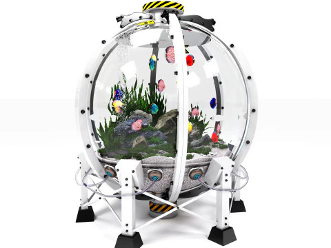 Sci Fi Aquarium AQ1 3D Model