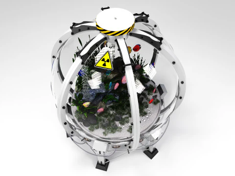 Sci Fi Aquarium AQ1 3D Model