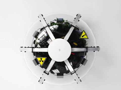 Sci Fi Aquarium AQ1 3D Model