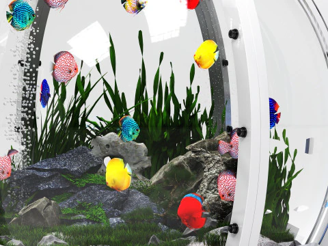 Sci Fi Aquarium AQ1 3D Model