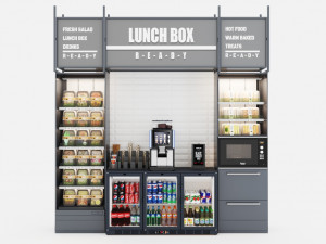 Lunch Box Counter LB01 3D Model