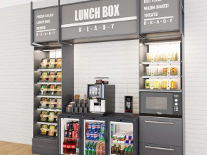Lunch Box Counter LB01 3D Model