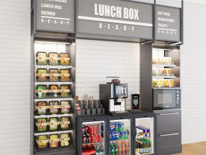Lunch Box Counter LB01 3D Model