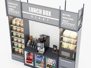 Lunch Box Counter LB01 3D Model