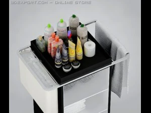 cosmetic cart 3D Model