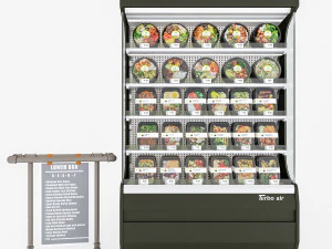 Lunch Box Counter LB02 3D Model