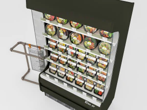 Lunch Box Counter LB02 3D Model