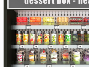 Dessert Box LB04 Modelo 3D