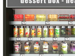 Pudełko deserowe LB04 Model 3D