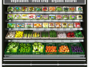 Expositor de Legumes LB05 Modelo 3D