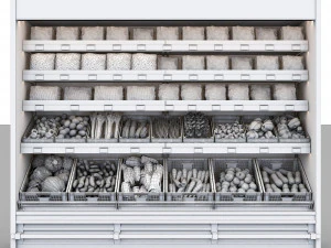 Expositor de Legumes LB05 Modelo 3D