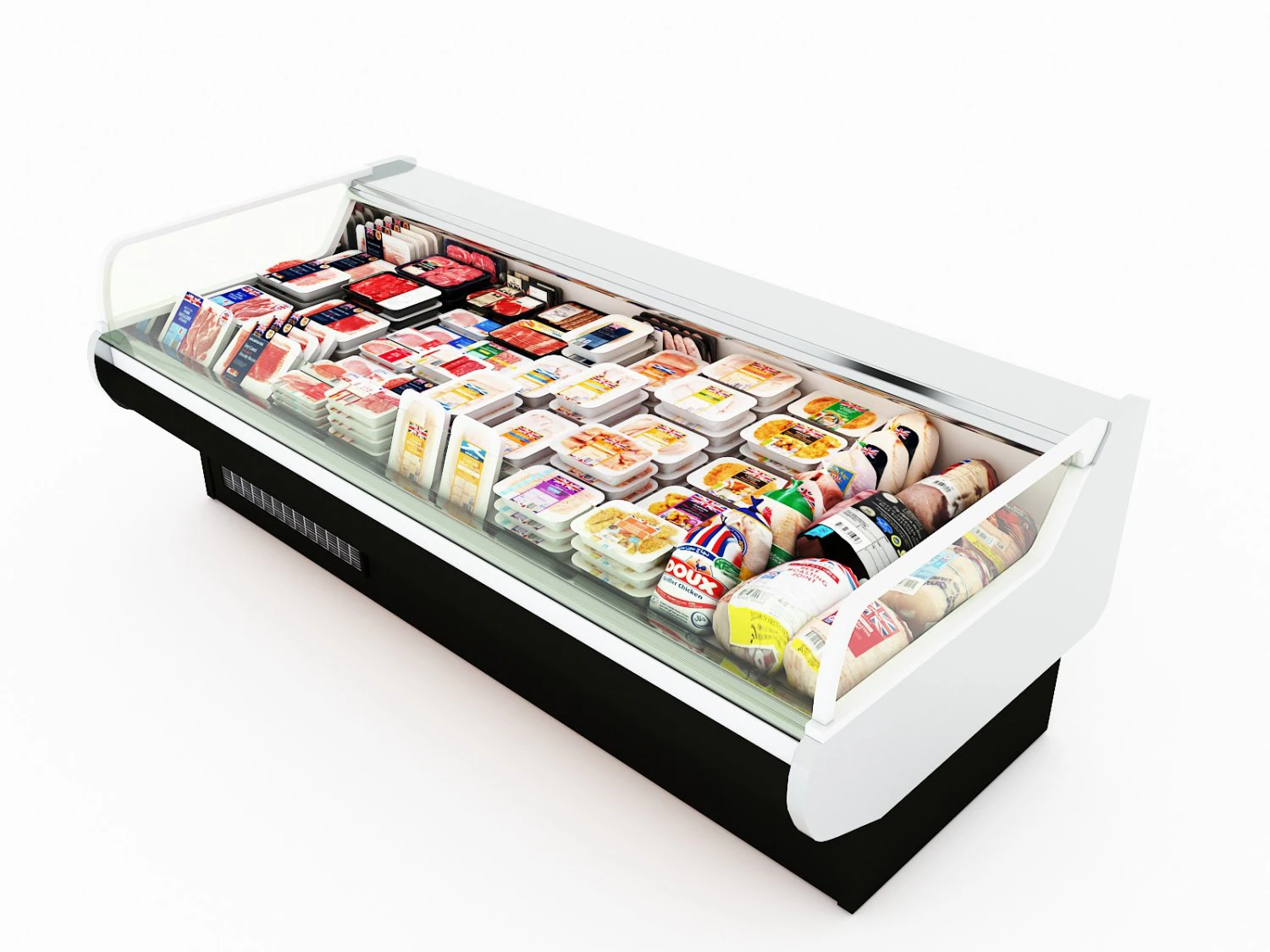 Expositor de Carnes e Aves LB06 Modelo 3D .c4d .max .obj .3ds .fbx .stl .blend 