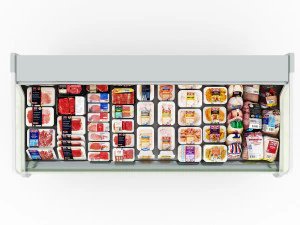 Expositor de Carnes e Aves LB06 Modelo 3D