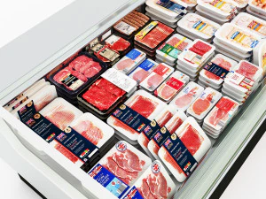 Expositor de Carnes e Aves LB06 Modelo 3D