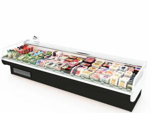 Expositor para Carnes y Aves LB07 Modelo 3D