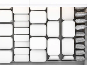 Expositor para Carnes y Aves LB07 Modelo 3D