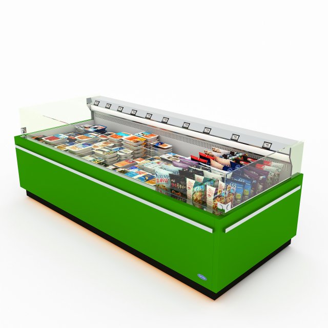 Seafood Display LB09 3D-Modell .c4d .max .obj .3ds .fbx .stl .blend 