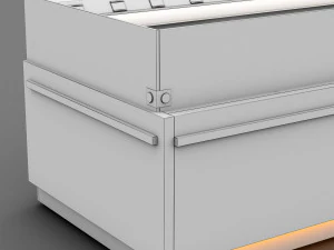 Ekspozytor na owoce morza LB09 Model 3D