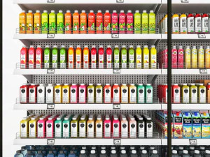 Healthy Drink Display LB10 3D Model