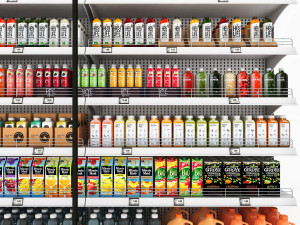 Healthy Drink Display LB10 Modelo 3D