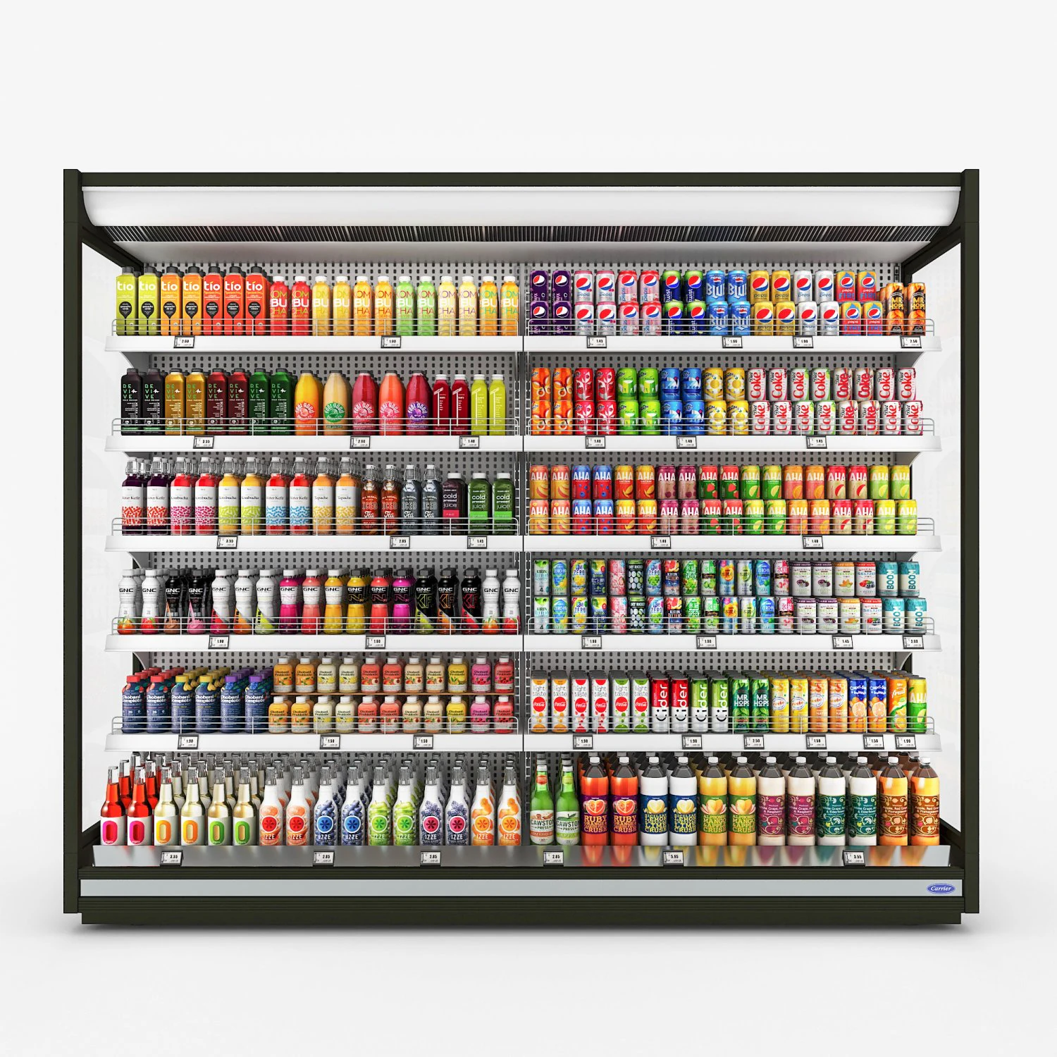 Healthy Drink Display LB11 3D Model .c4d .max .obj .3ds .fbx .stl .blend