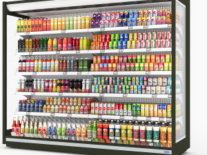 Healthy Drink Display LB11 Model 3D