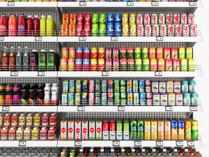 Healthy Drink Display LB11 Model 3D