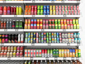 Healthy Drink Display LB11 3D Model