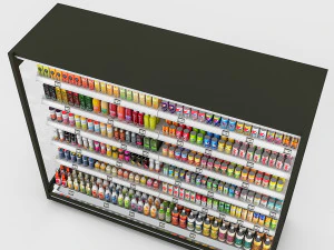 Healthy Drink Display LB11 3D Model