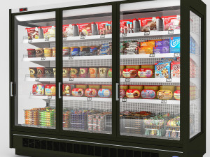 Ice Cream Display LB12 3D Модель