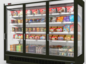 Ice Cream Display LB12 3D Model