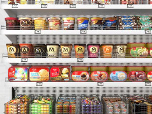 Ice Cream Display LB12 3D Model