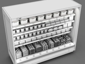 Ice Cream Display LB12 3D Model