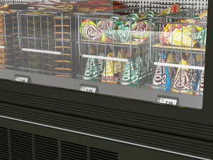 Ice Cream Display LB12 3D Model