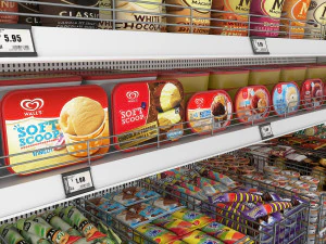 Ice Cream Display LB12 3D Model