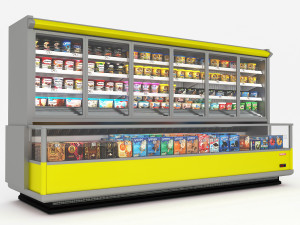 Ice Cream Display LB13 Model 3D