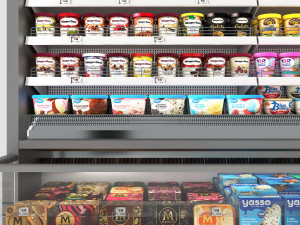 Ice Cream Display LB13 Model 3D