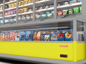 Ice Cream Display LB13 Model 3D