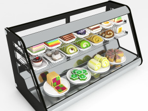 Cakes Display LB14 3D 모델