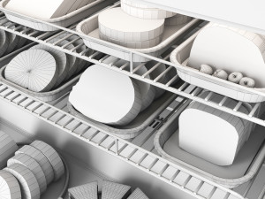 Cakes Display LB14 3D 모델