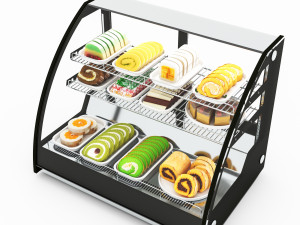 Cakes Display LB15 3D Model