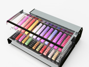 Macarons Display LB16 3D Модель